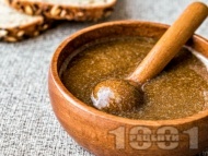 Рецепта Сос от сусамов тахан с мед и канела за тостове, палачинки или пържени филийки
